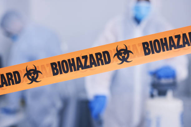 Professional Biohazard technician working in Central City, IL